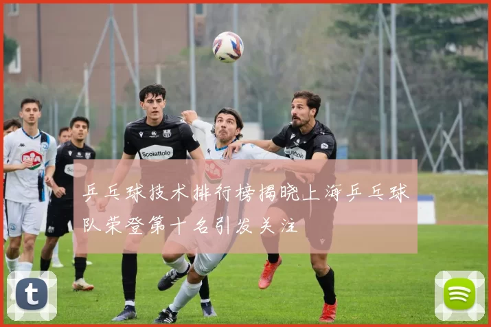 乒乓球技术排行榜揭晓上海乒乓球队荣登第十名引发关注