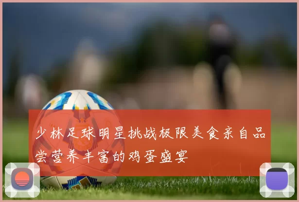 少林足球明星挑战极限美食亲自品尝营养丰富的鸡蛋盛宴