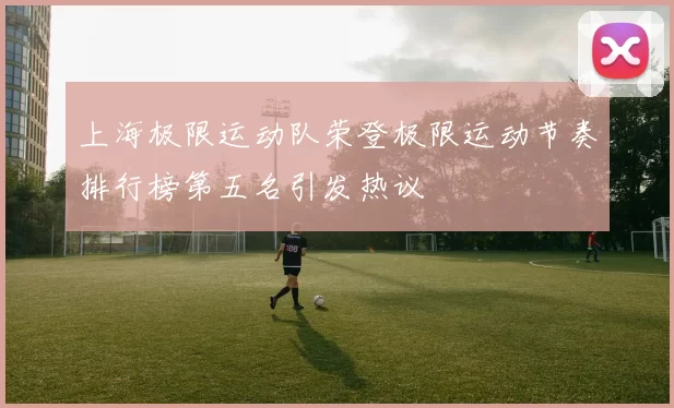 上海极限运动队荣登极限运动节奏排行榜第五名引发热议